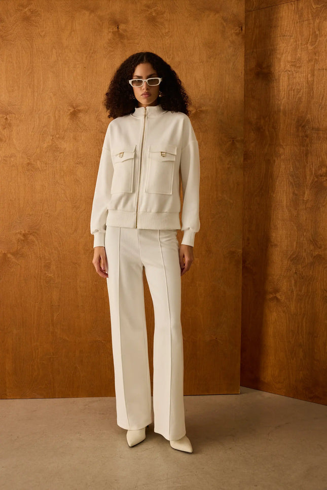 Bol Paça Ekru Pantolon