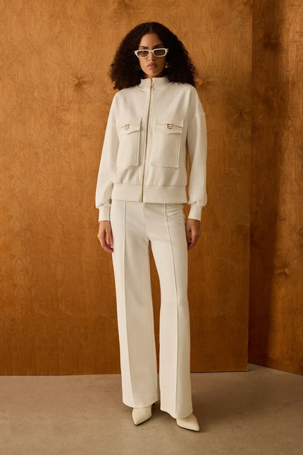 Bol Paça Ekru Pantolon