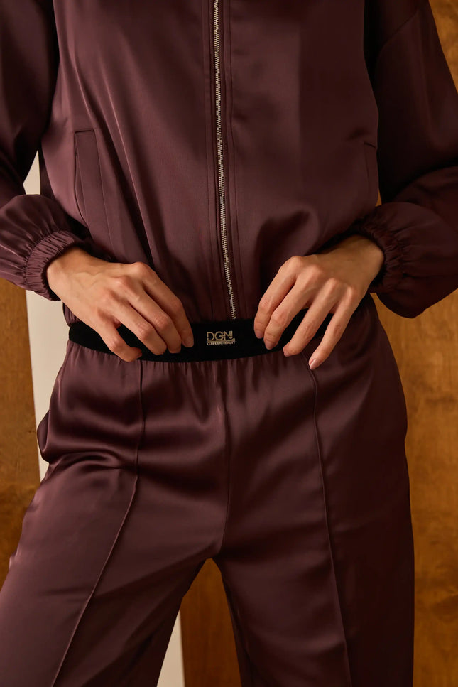 Bol Kesim Kahverengi Pantolon