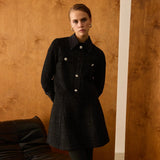 Ceket Elbise İkili Siyah Takım