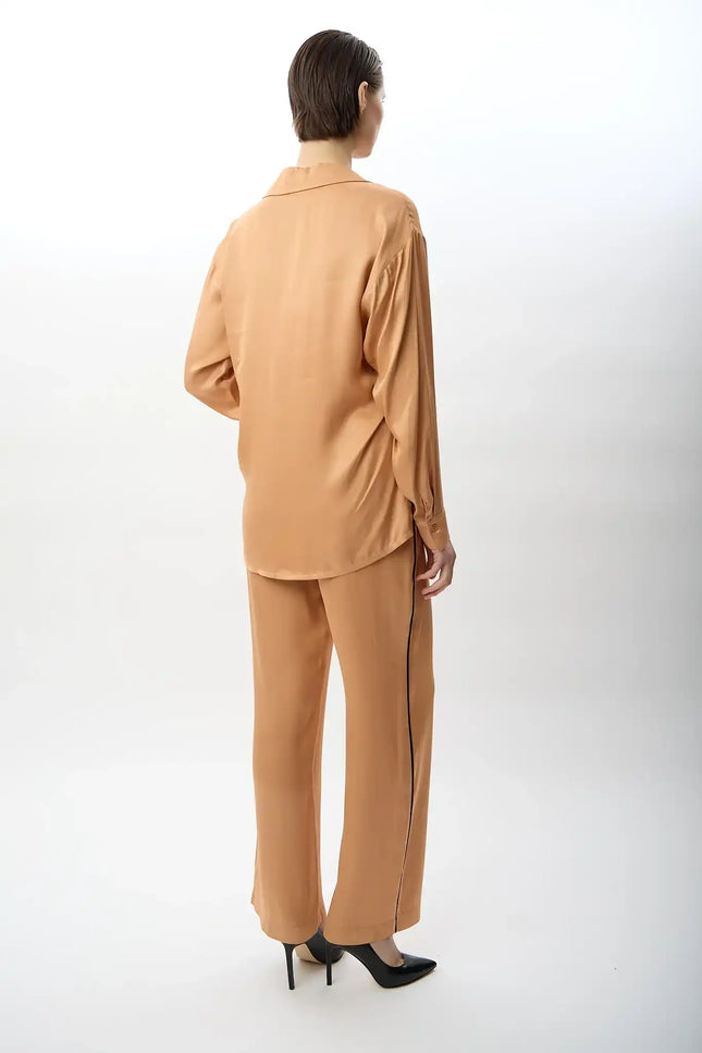 Bol Paça Rahat Kesim Pantolon (Bakır)