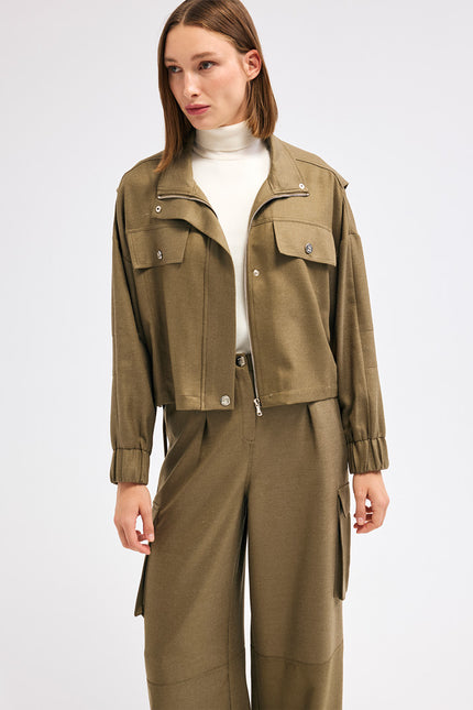 Bomber Haki Ceket