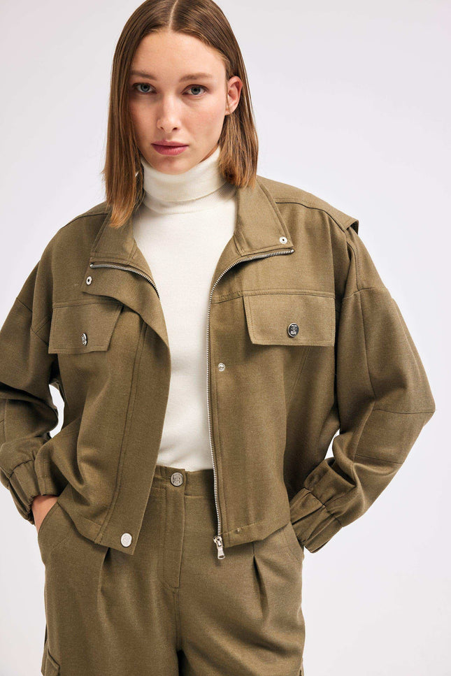 Bomber Haki Ceket