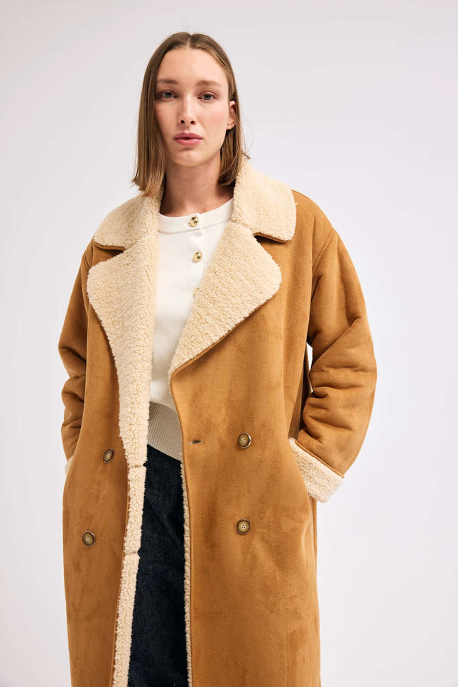 Uzun Taba Renk Kaban