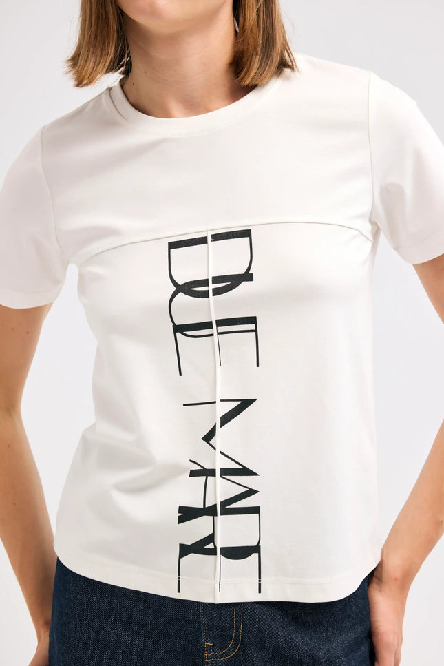 DUE MARE Ekru Tişört