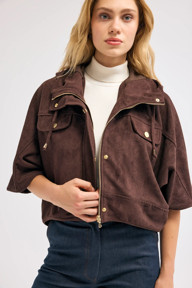 Süet Kahverengi Ceket