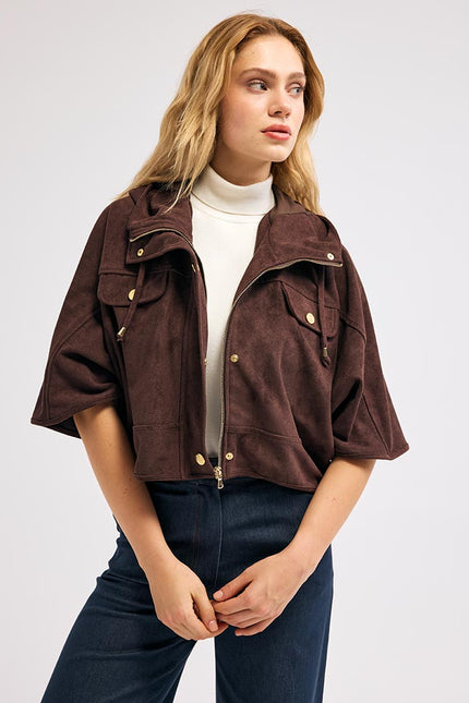 Süet Kahverengi Ceket