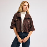 Süet Kahverengi Ceket