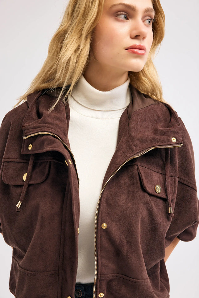 Süet Kahverengi Ceket