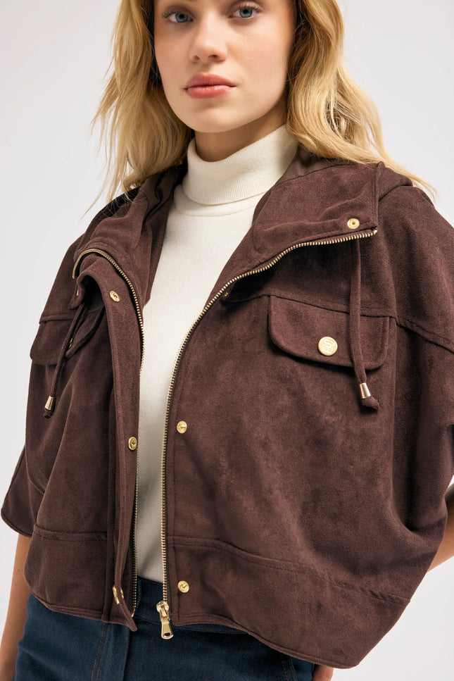 Süet Kahverengi Ceket