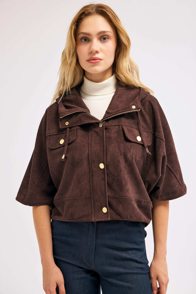 Süet Kahverengi Ceket