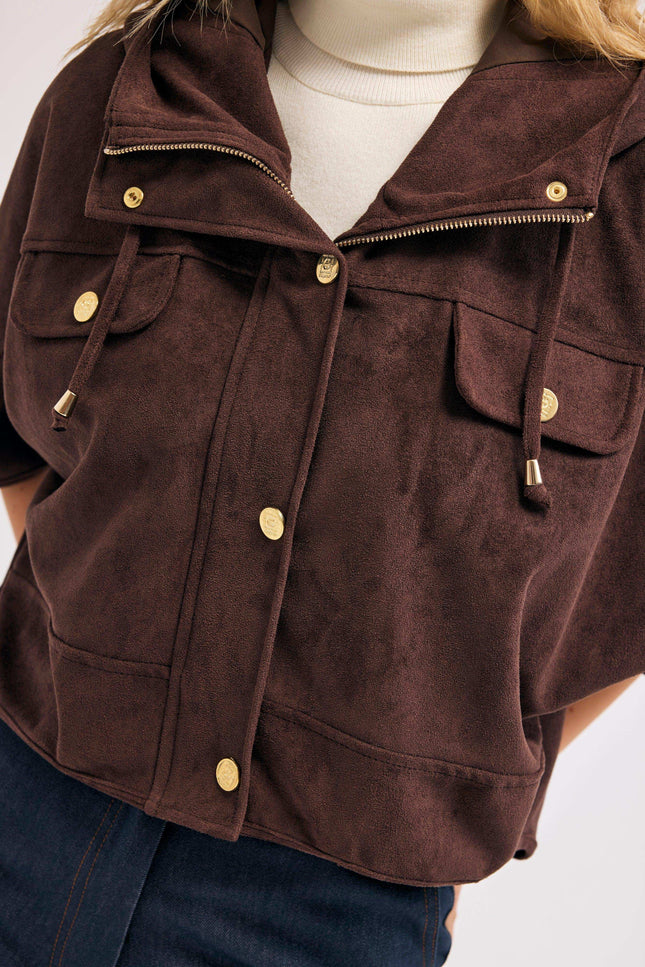 Süet Kahverengi Ceket