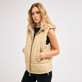 Bej Şişme Yelek