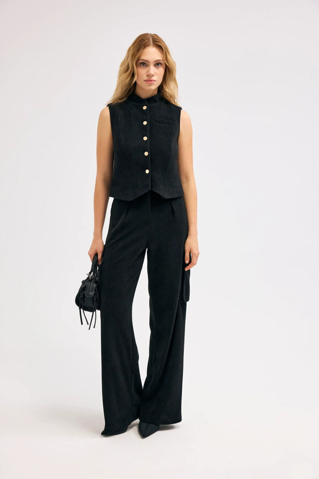 Siyah Kargo Pantolon