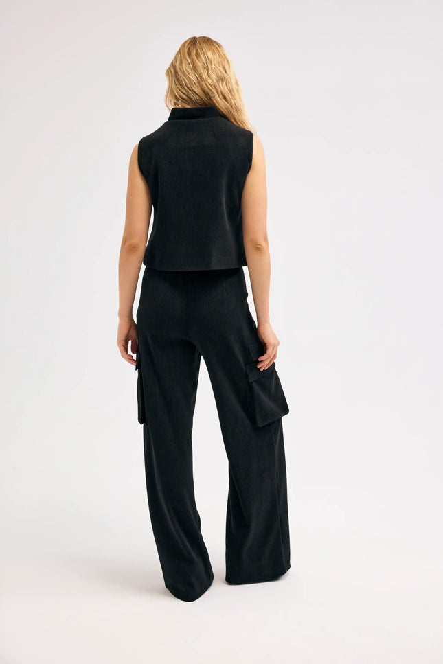 Siyah Kargo Pantolon