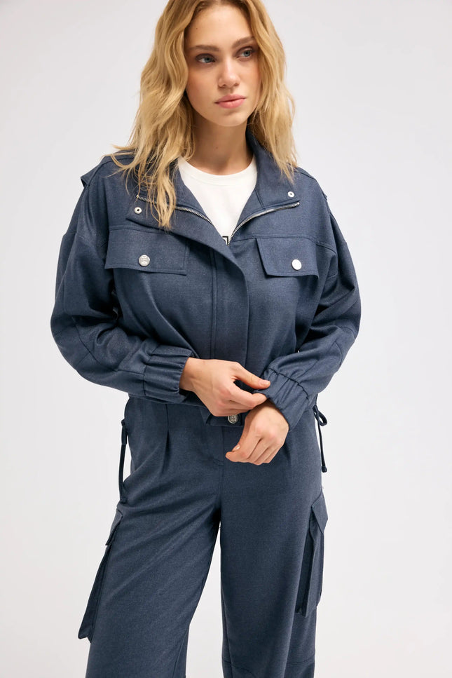 Bomber Lacivert Ceket