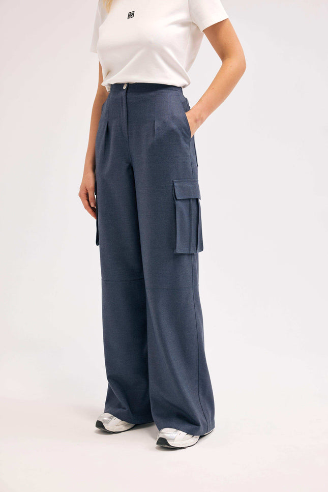 Lacivert Kargo Pantolon