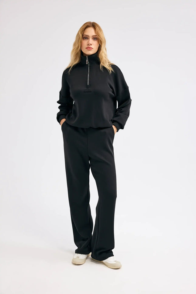 Örme Siyah Pantolon