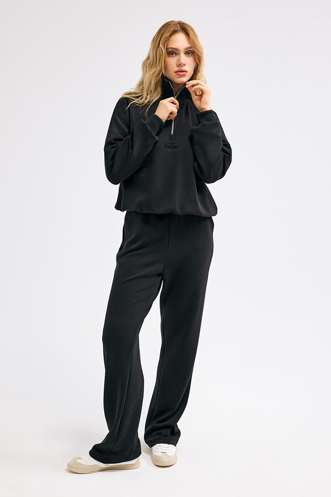 Örme Siyah Pantolon