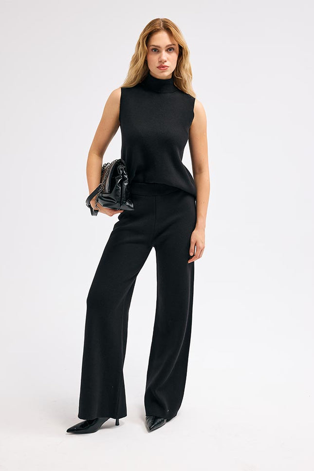 Siyah Triko Pantolon