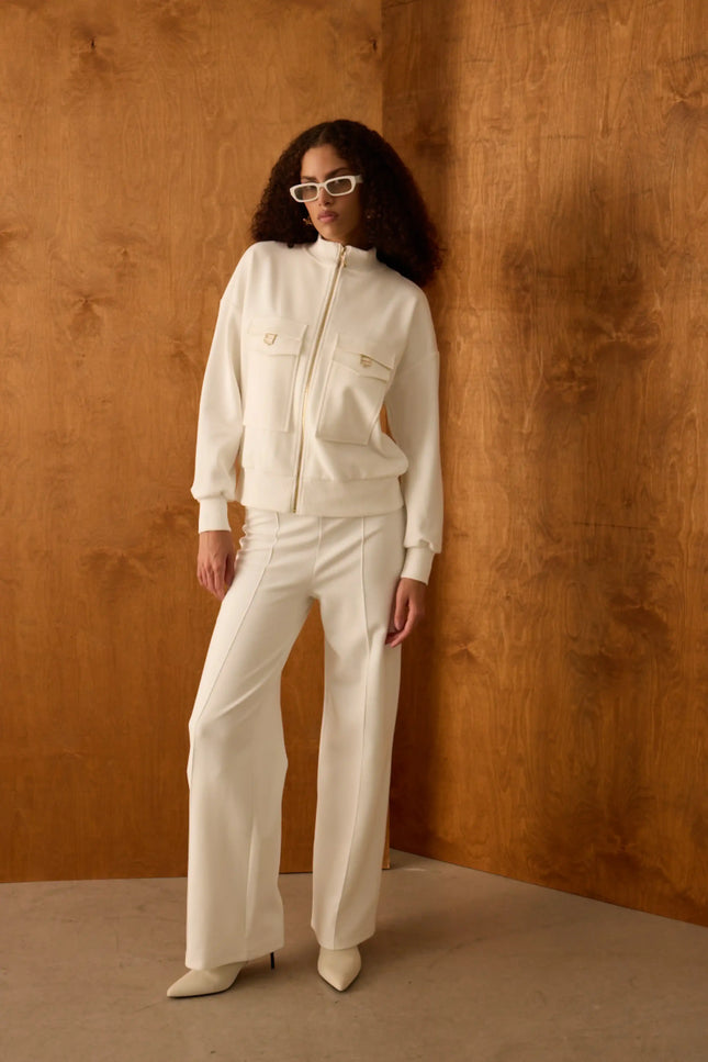 Bol Paça Ekru Pantolon