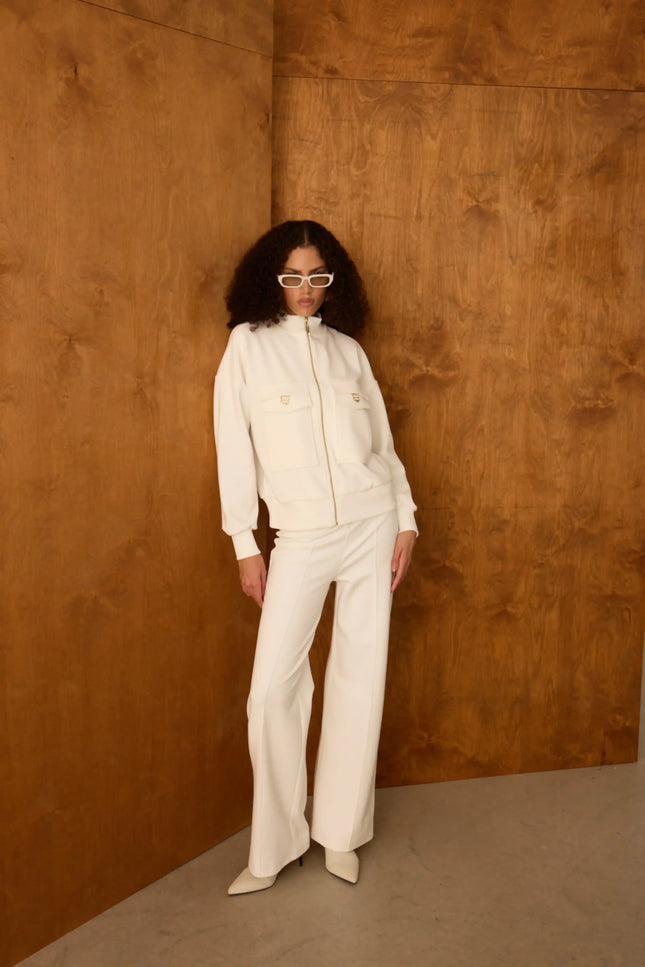 Bol Paça Ekru Pantolon