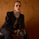 Denim Bomber Siyah Ceket