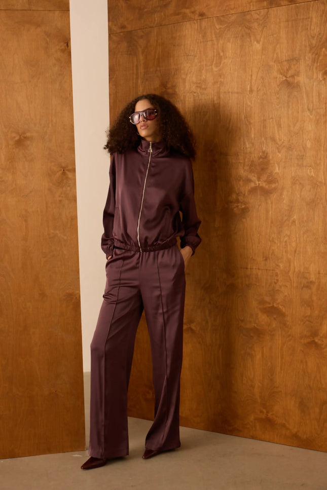 Bol Kesim Kahverengi Pantolon