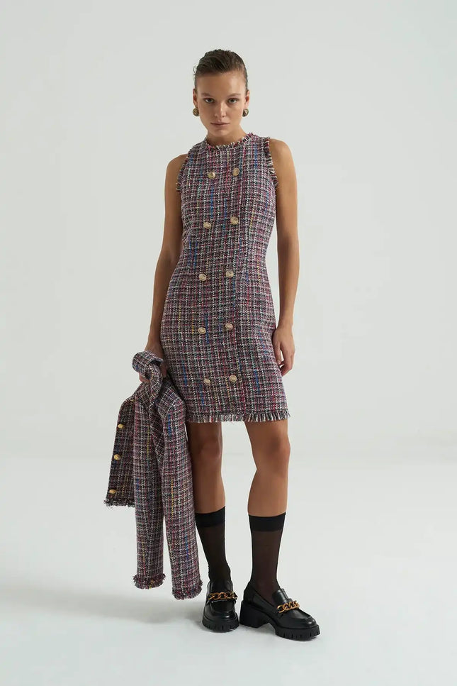 Tüvit Askılı Elbise