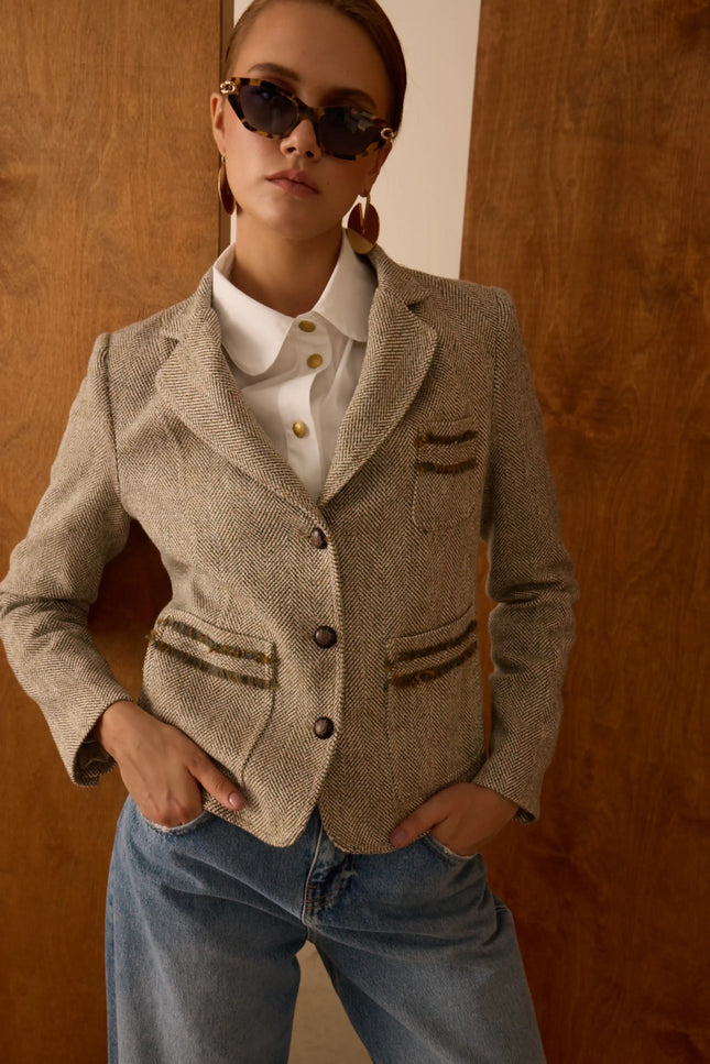 Blazer Kahverengi Ceket