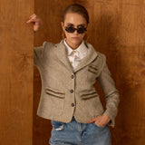 Blazer Kahverengi Ceket