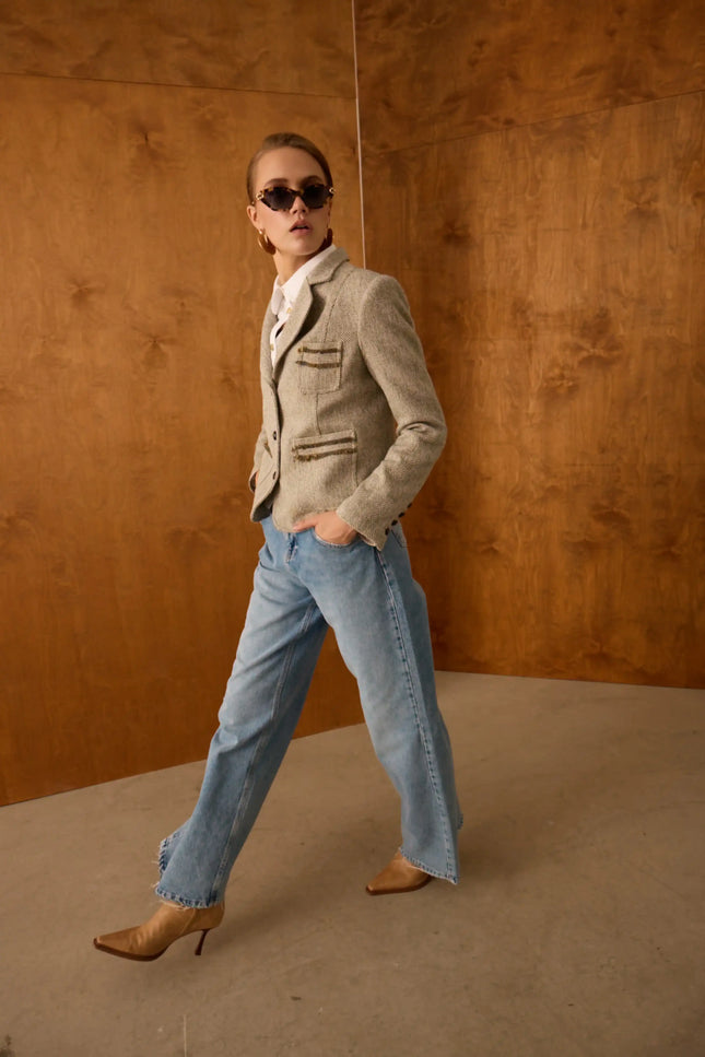 Blazer Kahverengi Ceket