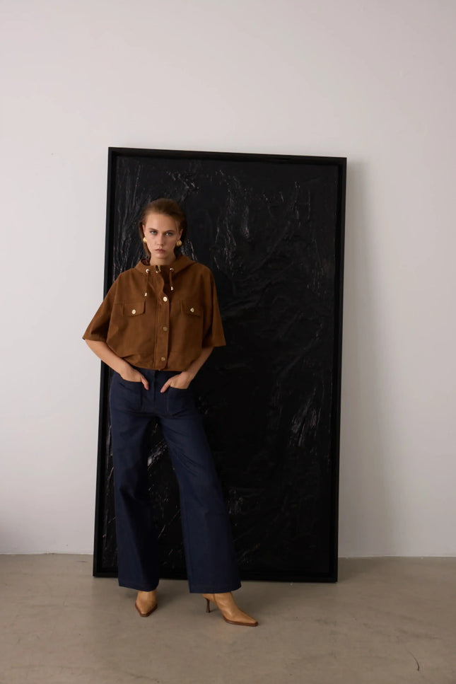 Süet Kahverengi Ceket