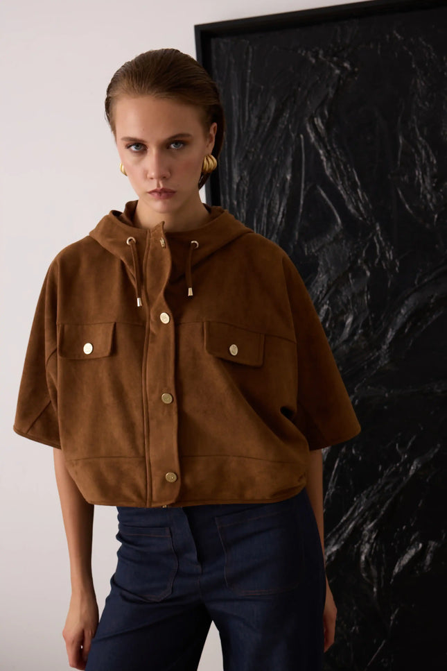 Süet Kahverengi Ceket