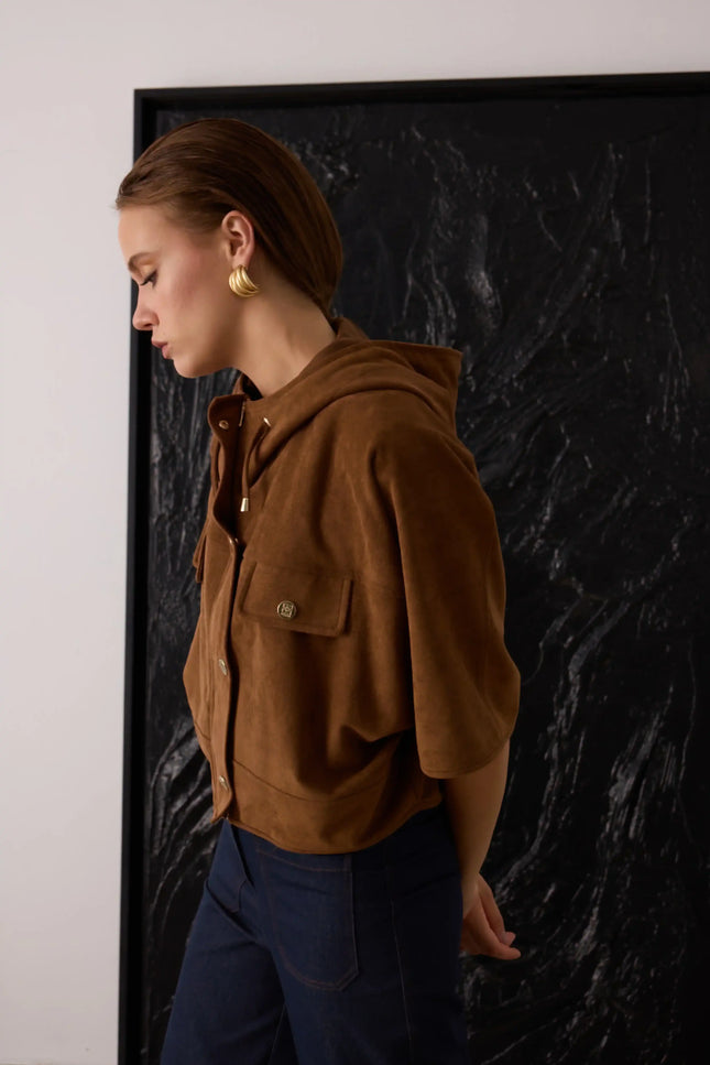 Süet Kahverengi Ceket