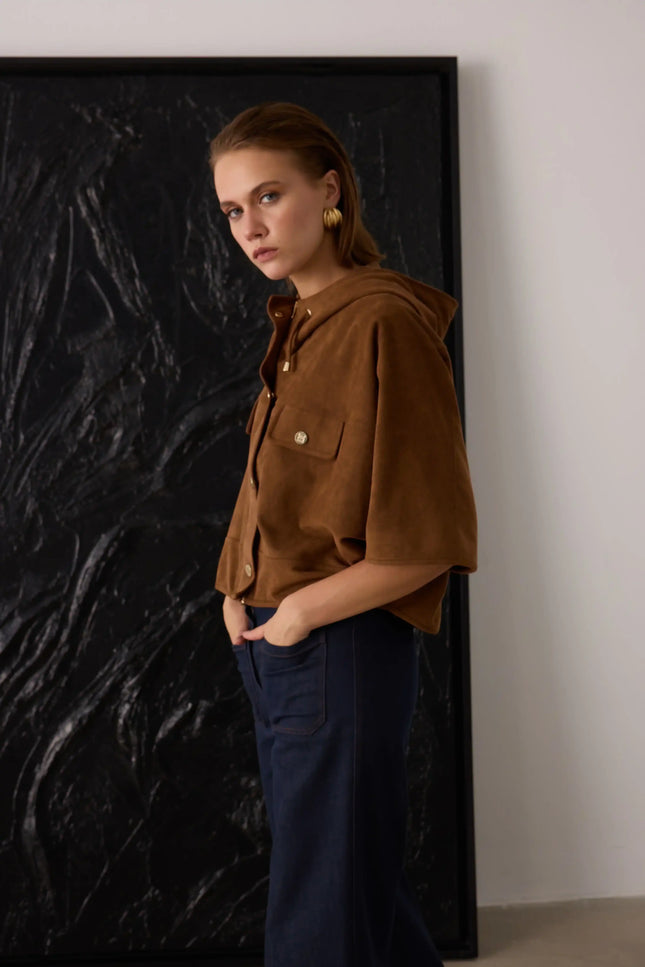 Süet Kahverengi Ceket