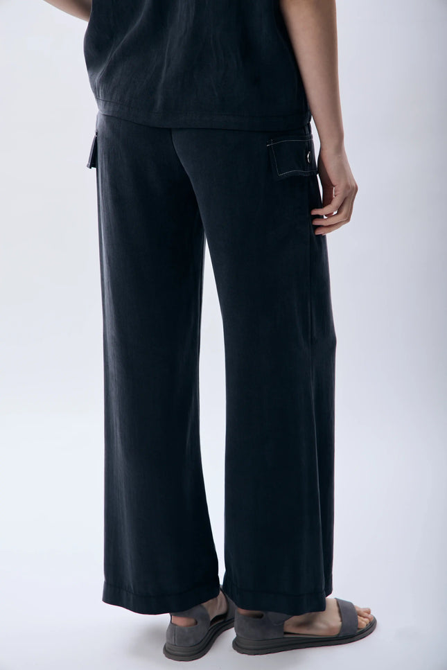 Kemerli Kapak Cepli Pantolon