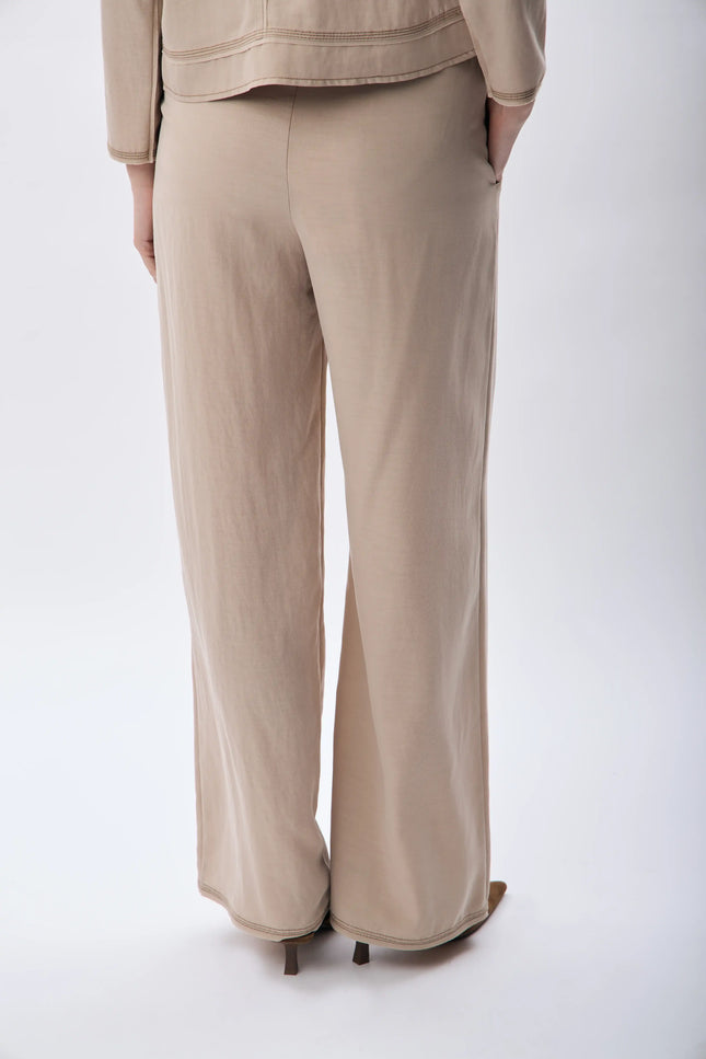 Cepli Rahat Kesim Pantolon (Bej)