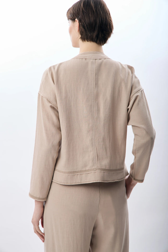 Cepli Rahat Kesim Pantolon (Bej)