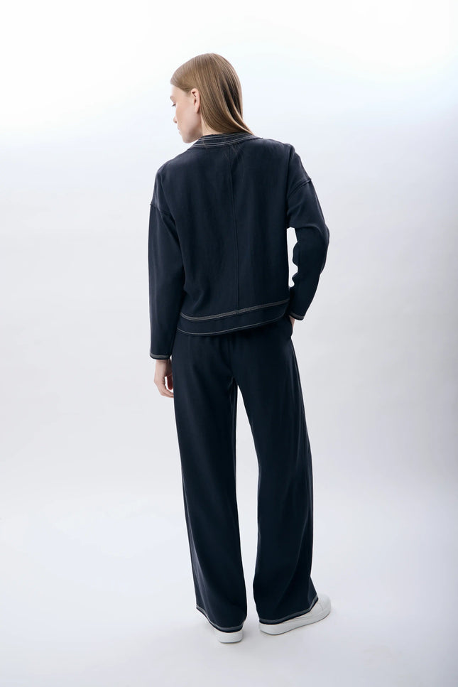 Hakim Yaka Düğmeli Kısa Ceket