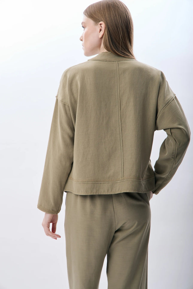 Beli Lastikli Cepli Pantolon Haki