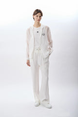 İnce Dokuma Düz Paça Pantolon