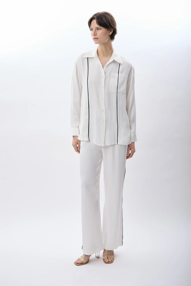 Bol Paça Rahat Kesim Pantolon (Ekru)