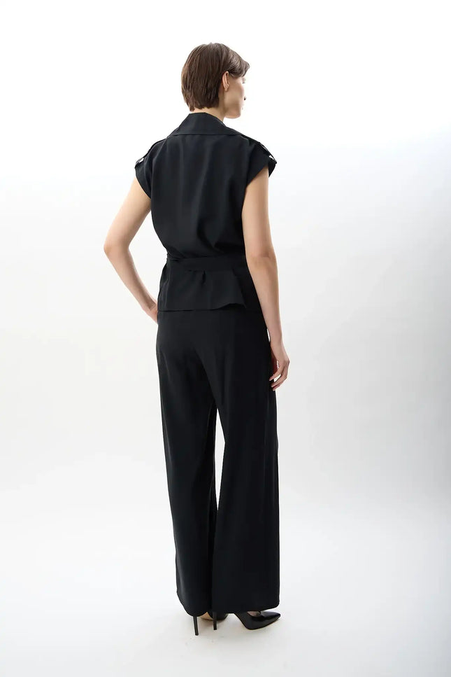 Kargo Cepli Rahat Pantolon (Siyah)