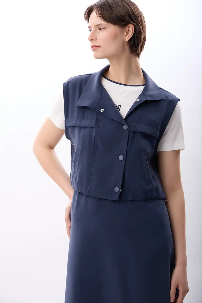 Bomber Yelek (Lacivert)