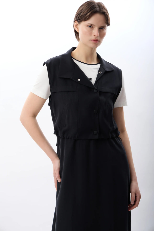 Bomber Yelek (Siyah)