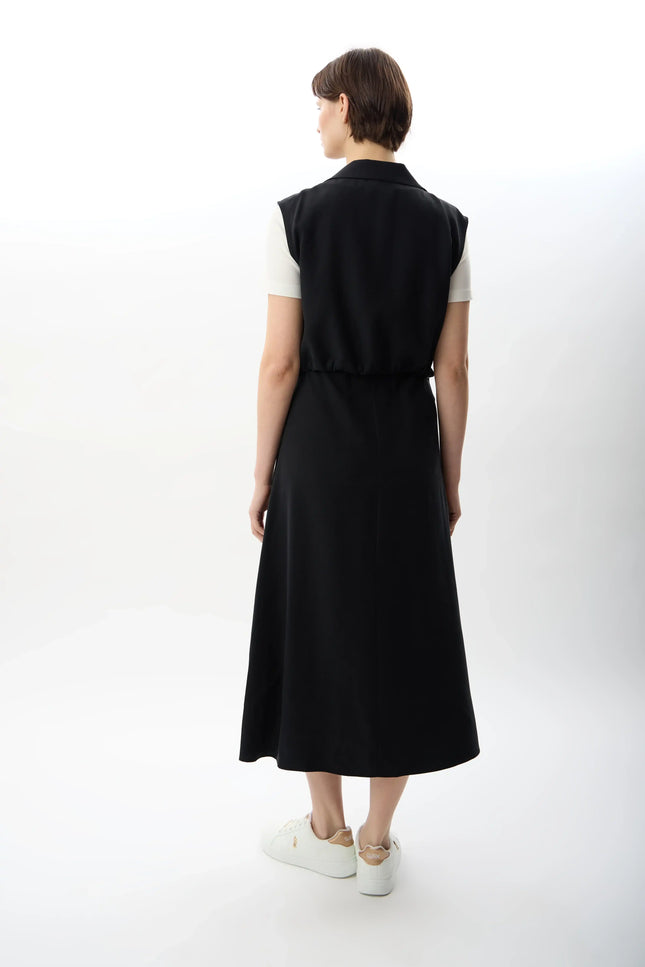 Bisiklet Yaka Kısa Kollu Elbise