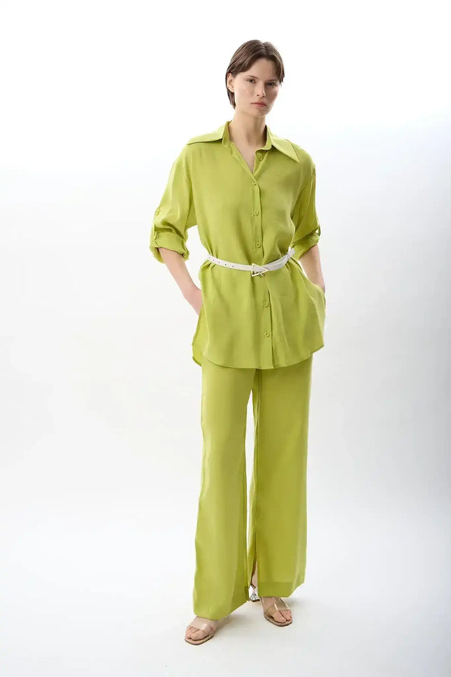 Bol Kesim Pantolon (Yeşil)