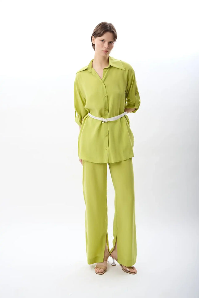 Bol Kesim Pantolon (Yeşil)