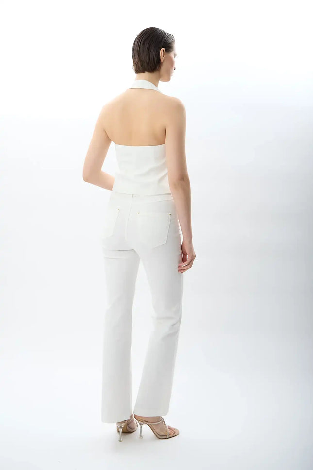 Yüksek Bel Pantolon (Ekru)